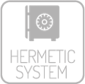 Hermetički sustav omogućuje korištenje vanjskog zraka za izgaranje. Idealno za pasivne kuće s niskim emisijama.