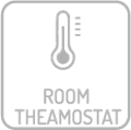 opremljena sobnim termostatom